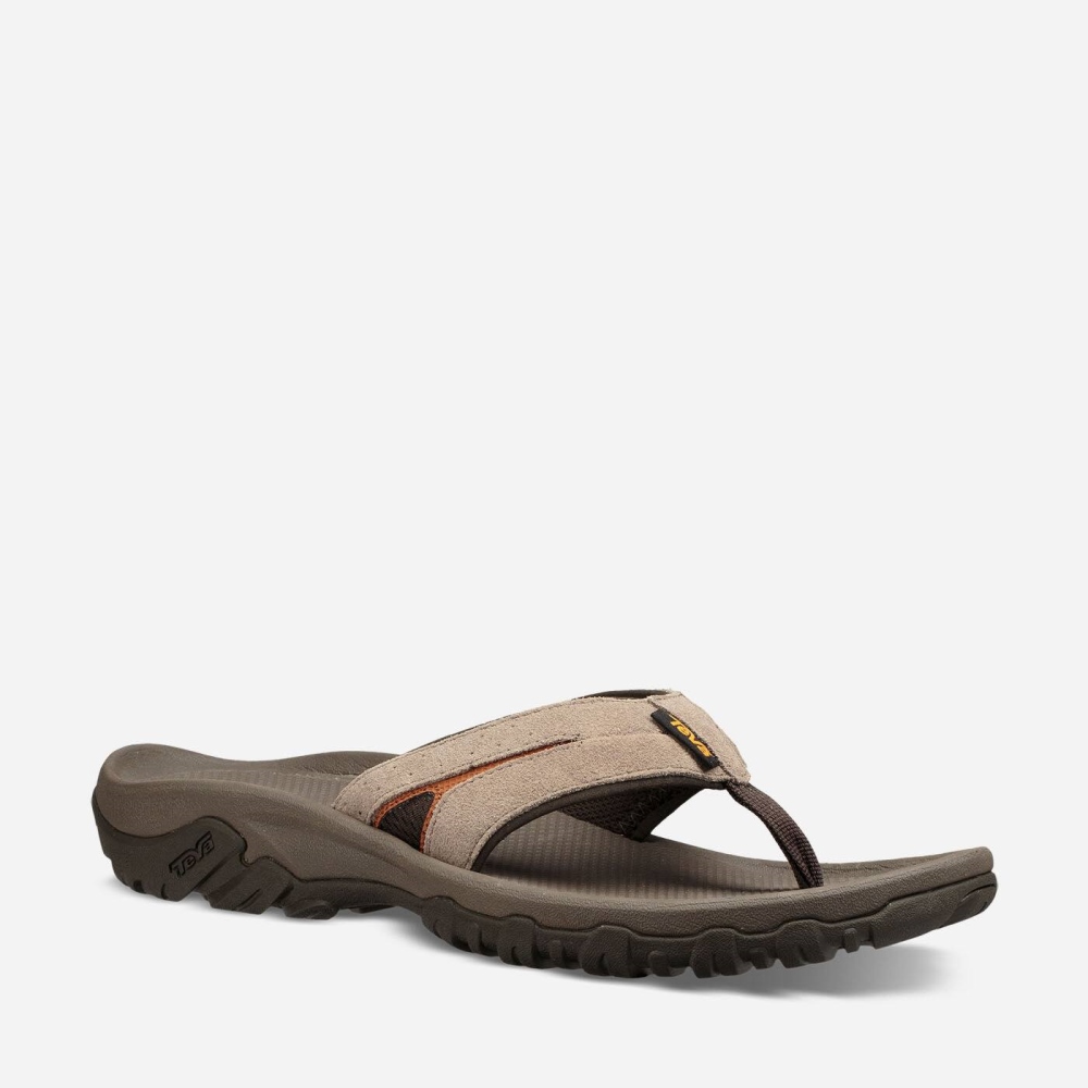 Teva Katavi 2 Thong Men's Brown Hiking Sandals CA70059 Canada Clearance